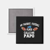 Funny Football Dad Pride Pa Fan Srts Family  Magnet (Vorderseite/Rückseite)