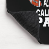 Funny Football Dad Pride Pa Fan Srts Family  Mousepad (Ecke)