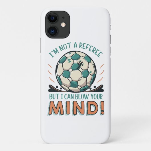 Funny Football Design Case-Mate iPhone Hülle (Rückseite)
