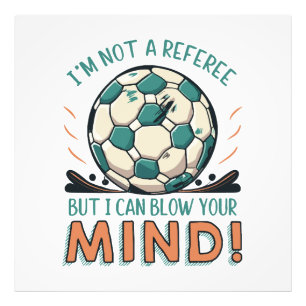 Funny Football Design Fotodruck