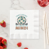 Funny Football Design Serviette (Beispiel)