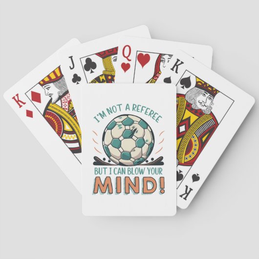 Funny Football Design Spielkarten (Rückseite)
