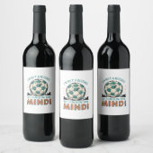 Funny Football Design Weinetikett (Flaschen)