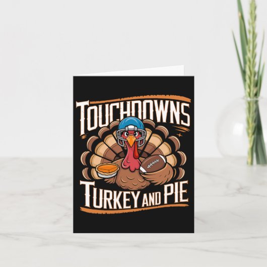 Funny Football Erntedank Erwachsene Kinder Sammlun Karte (Vorderseite)