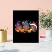 Funny Football Halloween Erntedank Xmas Spooky Acrylschild (Hochzeit)