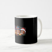 Funny Football Halloween Erntedank Xmas Spooky Kaffeetasse (VorderseiteRechts)