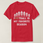Funny Football ist mein Lieblingsjahreszitat T-Shirt (Design vorne)