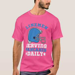 Funny Football Lineman Art for Men Frauen Offensiv T-Shirt