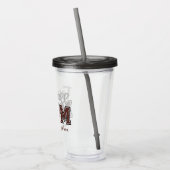 Funny Football Mama Acrylic Tumbler Acryltrinkbecher (Links)