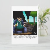 Funny Football Party Einladungen (Stehend Vorderseite)