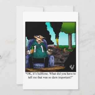 Funny Football Party Einladungen