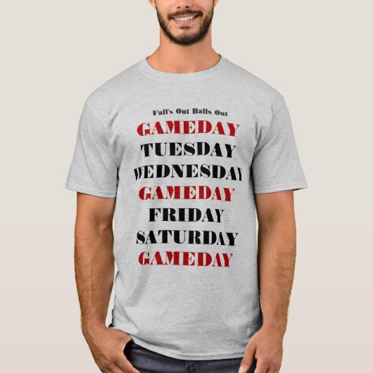 Funny Football Saison T-Shirt (Vorderseite)