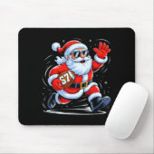 Funny Football Santa 67 Christmas Xmas Holiday Boy Mousepad (Mit Mouse)