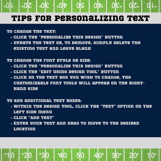 Funny Football Snack Game Day Party Paper Plate Pappteller