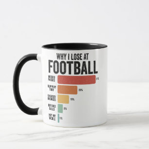 Funny Football Sport Warum ich beim Rugby Spiel ve Tasse
