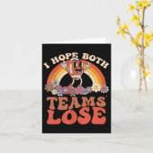 Funny Football Zitat Ich hoffe, beide Teams verlie Karte (Gelbe Blume)