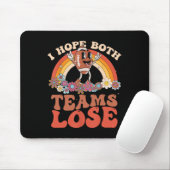 Funny Football Zitat Ich hoffe, beide Teams verlie Mousepad (Mit Mouse)