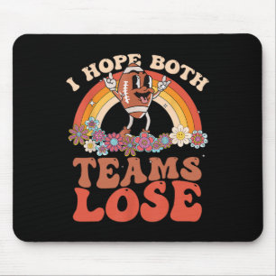 Funny Football Zitat Ich hoffe, beide Teams verlie Mousepad