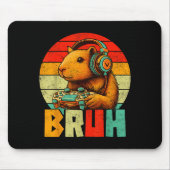 Funny For Capybara Lovers Mens Boys Kids Graphics Mousepad (Vorne)
