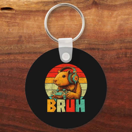 Funny For Capybara Lovers Mens Boys Kids Graphics  Schlüsselanhänger (Vorderseite)