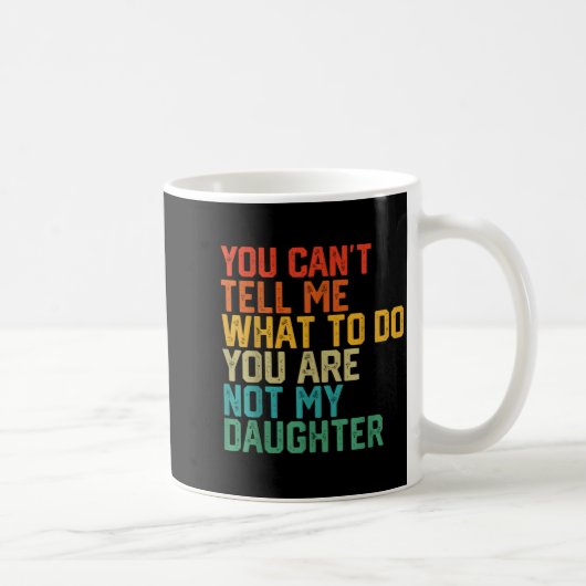 Funny For Father Dad From Daughter Father's Day Da Kaffeetasse (Rechts)