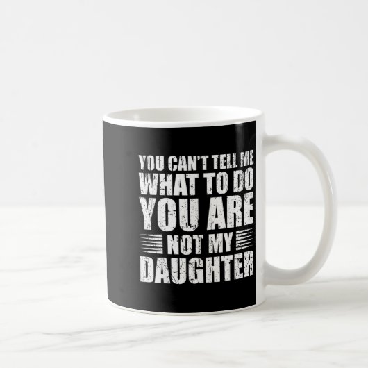 Funny For Father Dad From Daughter Father's Day Da Kaffeetasse (Rechts)