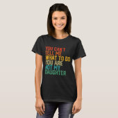 Funny For Father Dad From Daughter Father's Day Da T-Shirt (Vorne ganz)