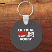 Funny For Skeptics - Critical Thinking Quotes Scie Schlüsselanhänger (Vorderseite)