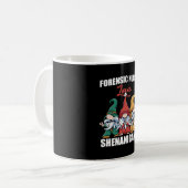 Funny Forensic Nurse St. Patrick's Day Kaffeetasse (Vorderseite Links)