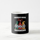 Funny Forensic Nurse St. Patrick's Day Kaffeetasse (Mittel)