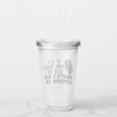 Funny Forensics Expert Acryltrinkbecher (Rückseite)