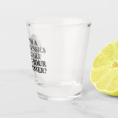 Funny Forensics Expert Fingerprint Schnapsglas (Rechts)