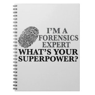 Funny Forensics Experte Notizblock
