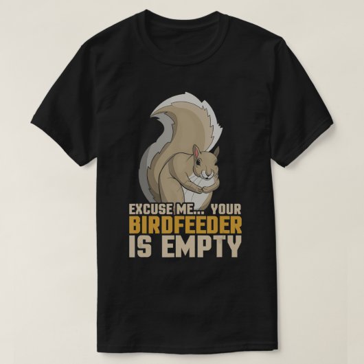 Funny Forest Animal Gift Squirrel T-Shirt (Design vorne)