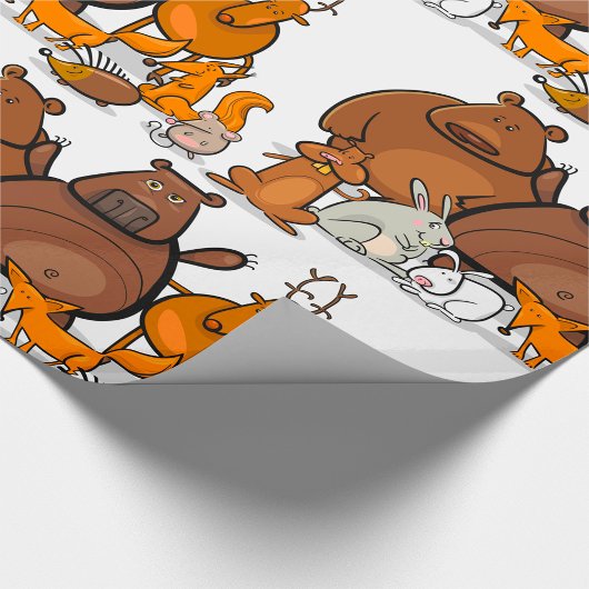 Funny Forest Animals Geschenkpapier