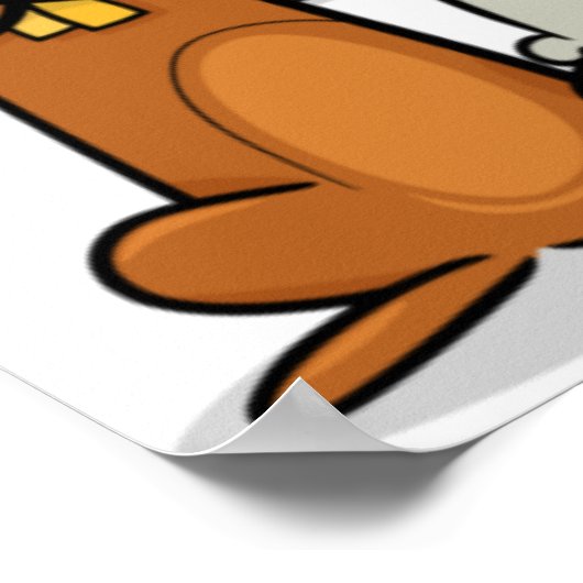 Funny Forest Animals Poster (Ecke)