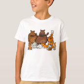 Funny Forest Animals T-Shirt (Vorderseite)