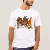 Funny Forest Animals T-Shirt (Vorderseite)
