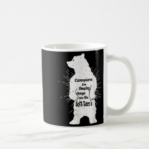 Funny Forest Bear Camping Wanderangebot Kaffeetasse