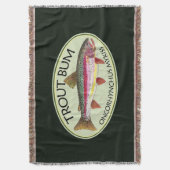 Funny Foreut Bum Fisherman Decke (Vorderseite Vertikal)