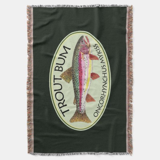 Funny Foreut Bum Fisherman Decke (Vorderseite Vertikal)