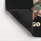 Funny Foreut Fisherman Fishing Gutes Time Joke Mousepad (Ecke)