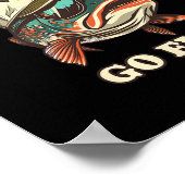 Funny Foreut Fisherman Fishing Gutes Time Joke Poster (Ecke)