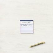 Funny "Fork" Multiple Word Choice 3"X3" Post-it Klebezettel (Auf Schreibtisch)