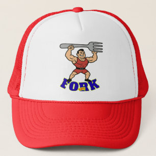 Funny Forklift Strongman Design Truckerkappe