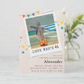 Funny Foto 41. Geburtstagseinladungen Männer Einladung (Stehend Vorderseite)