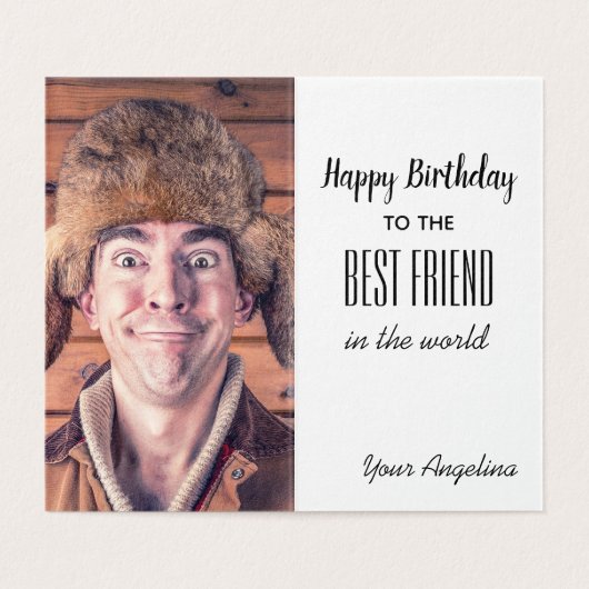 Funny Foto Birthday (Innenseite Aufgefaltet)