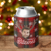 Funny Foto Face Blitzected Christmas Custom Gift Dosenkühler