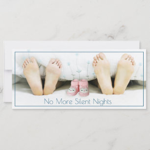 Funny Foto Holiday Pregnancy Ankündigung