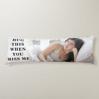 Funny Foto Long Distance Relationship Geschenk Seitenschläferkissen